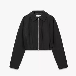 Zara NWT pleated cropped jacket 2753/034
